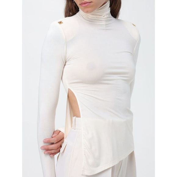 Elisabetta Franchi Sweater Woman Ivory - Picture 3 of 3